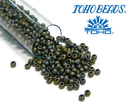 11/0 Toho - rocalla - Matte Color Iris Grey - 5gr. col.613 - - Crystaldreams Abalorios