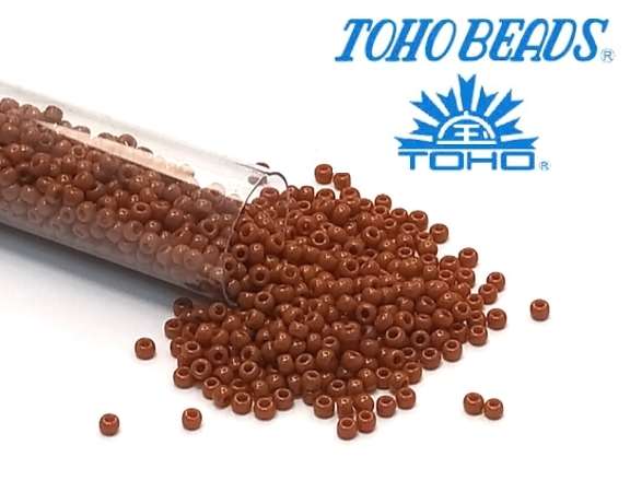 11/0 Toho - rocalla - Opaque Terracotta - 5gr. col.46L - - Crystaldreams Abalorios