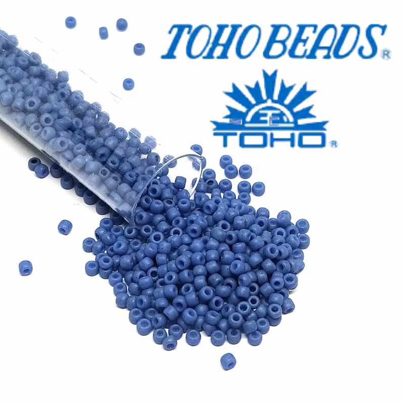 11/0 Toho - rocalla - Semi Glazed Soft Blue - 5gr. col.2606F - - Crystaldreams Abalorios