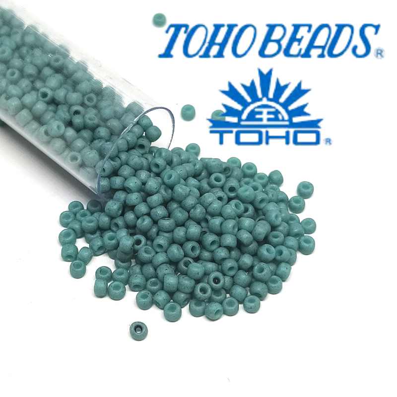 11/0 Toho - rocalla - Semi Glazed Turquoise - 5gr. col.2604F - - Crystaldreams Abalorios