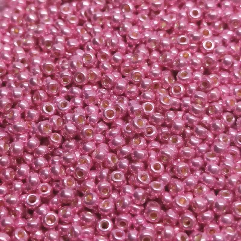 15/0 MIYUKI - rocalla - Galvanized Hot Pink - 1gr. - - Crystaldreams Abalorios