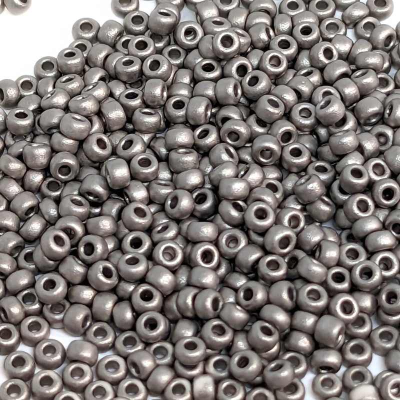 15/0 MIYUKI - rocalla - Matte Niquel Plated - 1gr. - - Crystaldreams Abalorios
