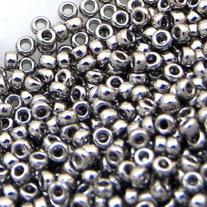 15/0 MIYUKI - rocalla - Nickel - 1gr. - - Crystaldreams Abalorios
