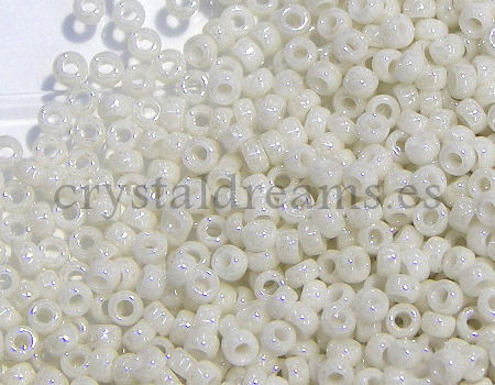 15/0 MIYUKI - rocalla - Opaque Limeston - 1gr. - - Crystaldreams Abalorios