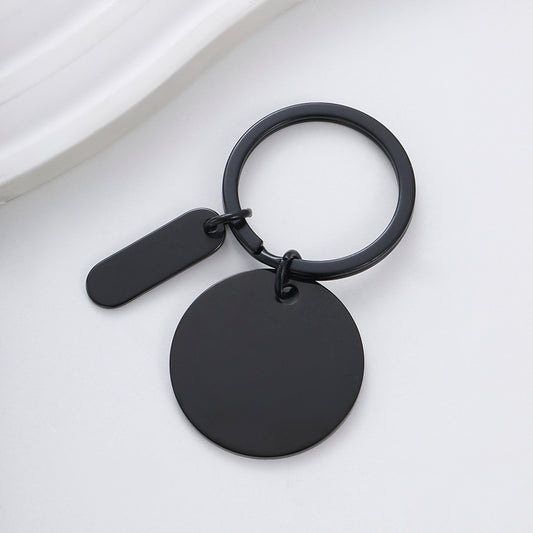 llavero personalizado en color negro
