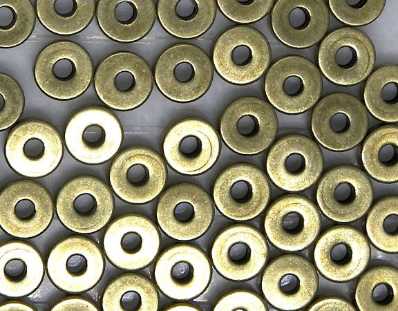 1x Cuentas Rondeles Heishi metal 6x2mm Bronze - - Crystaldreams Abalorios