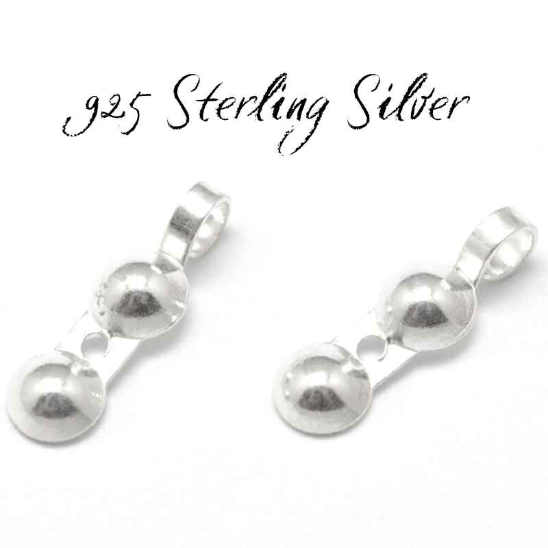 1x Tapanudos 3,5mm plata de ley 925 - - Crystaldreams Abalorios