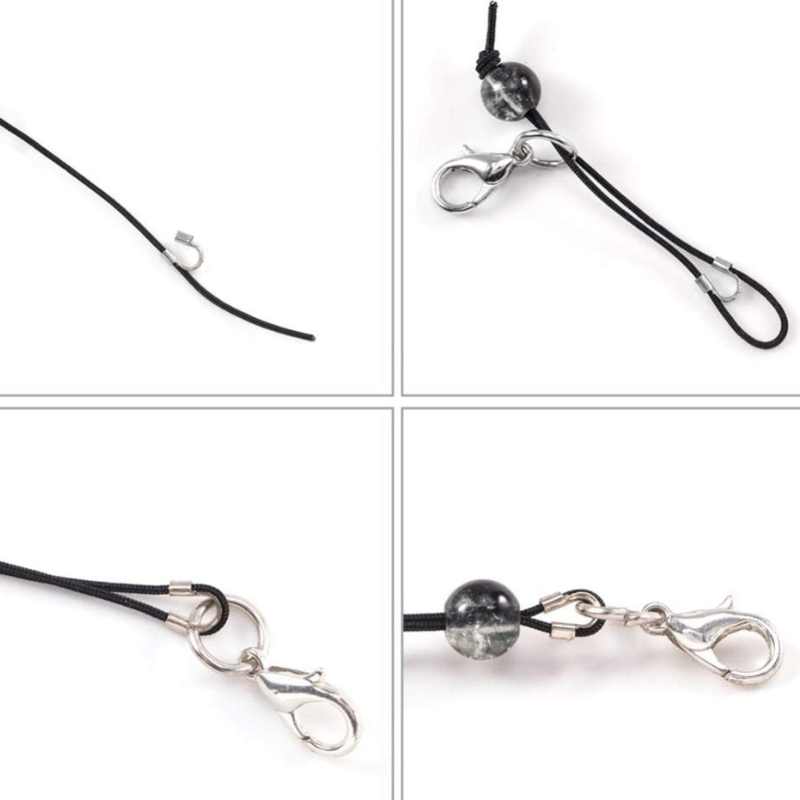 1x Tutor/Guia para Hilos/Alambres 7x5xmm Agujero 0,7mm Black - - Crystaldreams Abalorios