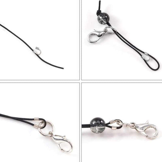 1x Tutor/Guia para Hilos/Alambres 7x5xmm Agujero 0,7mm Platinum - - Crystaldreams Abalorios