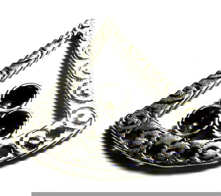 2x Entrepiezas "Armay" - 24x21mm - 3 agujeros para rivoli - - Crystaldreams Abalorios