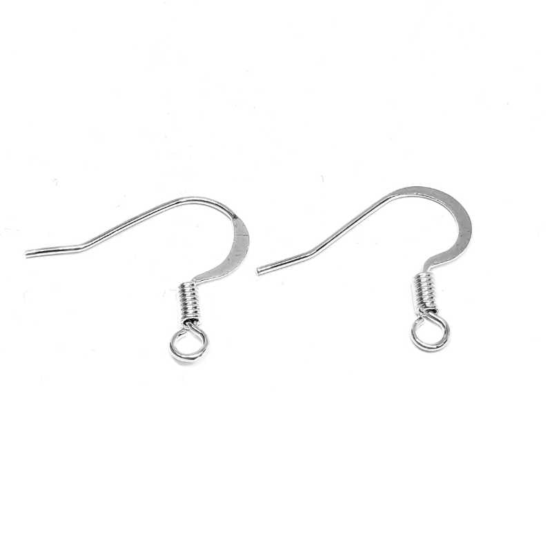 2x Gancho Deluxe "Hippie" 17mm Plateado - - Crystaldreams Abalorios