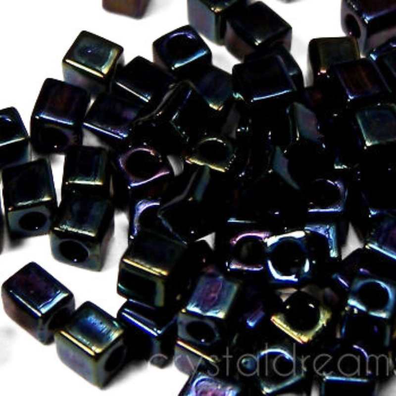 3mm Cubos MIYUKI - 5 gr. pack - Blue Iris - - Crystaldreams Abalorios
