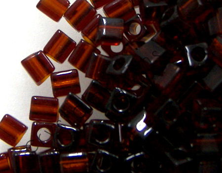 3mm Cubos MIYUKI - 5 gr. pack - Dark Amber - - Crystaldreams Abalorios