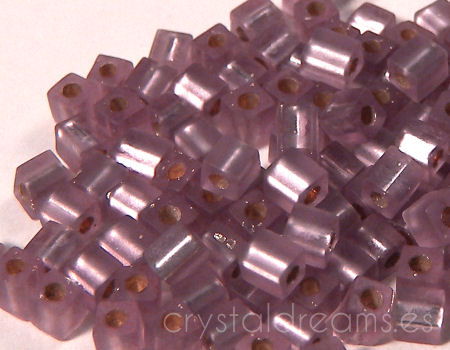 3mm Cubos MIYUKI - 5 gr. pack - Matte Smoked Amethyst S/L -  - Crystaldreams Abalorios