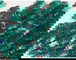 3mm Cubos MIYUKI - 5 gr. pack - Teal AB - - Crystaldreams Abalorios