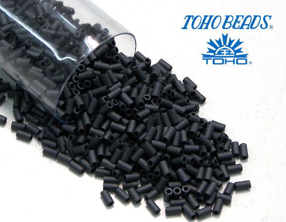 3mm Toho - Bugle - Matte Opaque Grey - 5gr. col.611 - - Crystaldreams Abalorios