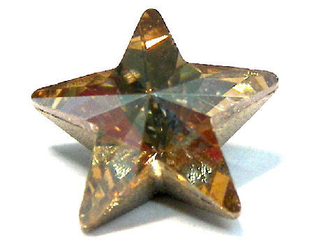 4745 Swarovski Elements Star - 10mm - Crystal Golden Shadow - - Crystaldreams Abalorios