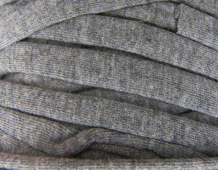 4mm Zpagetti cord - Grey x 1 mt. Trapillo - - Crystaldreams Abalorios