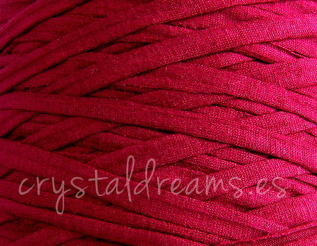 4mm Zpagetti cord - Wine x 1mt Trapillo - - Crystaldreams Abalorios