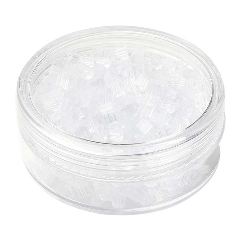500 piezas de tuercas de plástico para pendientes 3x3mm - - Crystaldreams Abalorios