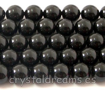 5810 8mm Mystic Black- paquete de 12 piezas - - Crystaldreams Abalorios