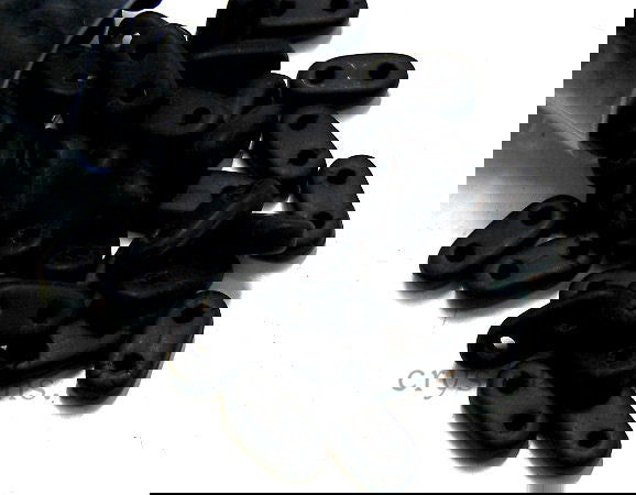 5 gr. Bar - Czech Mates - 6x2mm - Matte Jet - - Crystaldreams Abalorios