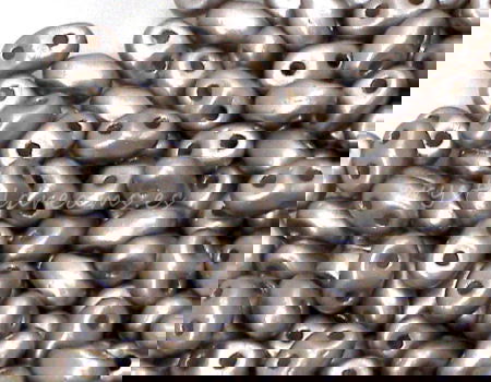 5 gramos Miniduo® 2 x 4mm - Agujeros:0,8mm PASTEL LIGHT BRW COCO - - Crystaldreams Abalorios