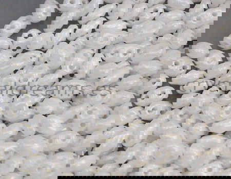 5 gramos Miniduo® 2 x 4mm - Agujeros:0,8mm PEARL SHINE WHITE - - Crystaldreams Abalorios