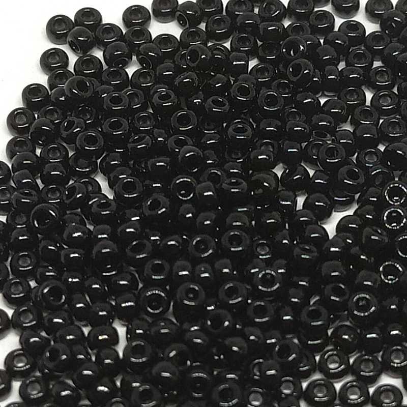6/0 MIYUKI - rocalla - Black - 1gr. - - Crystaldreams Abalorios
