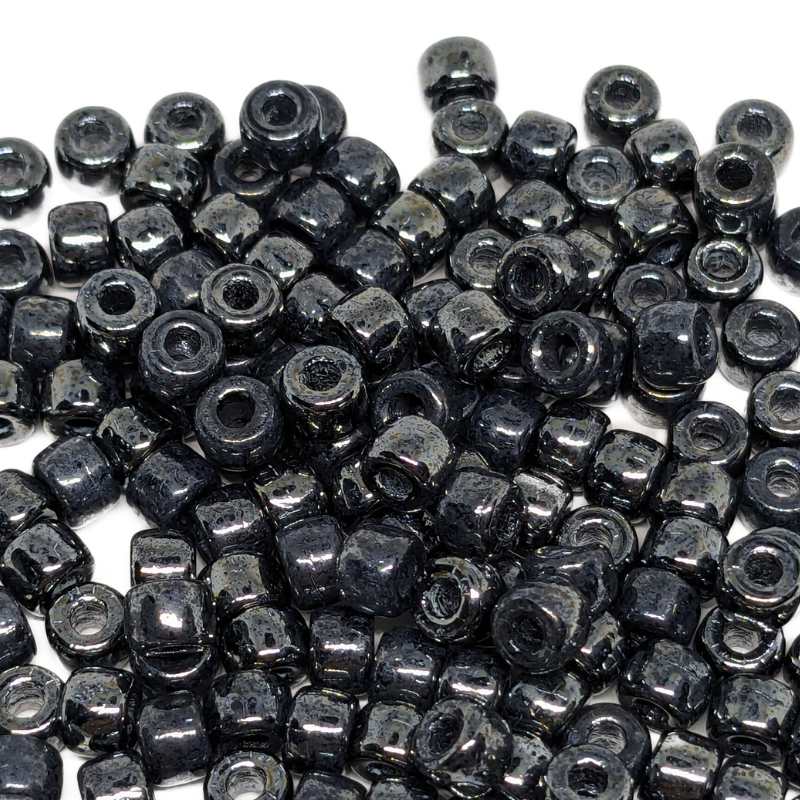 6/0 Matubo Beads - Hematite - 5 gr. - - Crystaldreams Abalorios