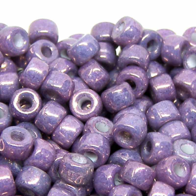 6/0 Matubo Beads - Luster Metallic Amethyst - 5 gr. - - Crystaldreams Abalorios