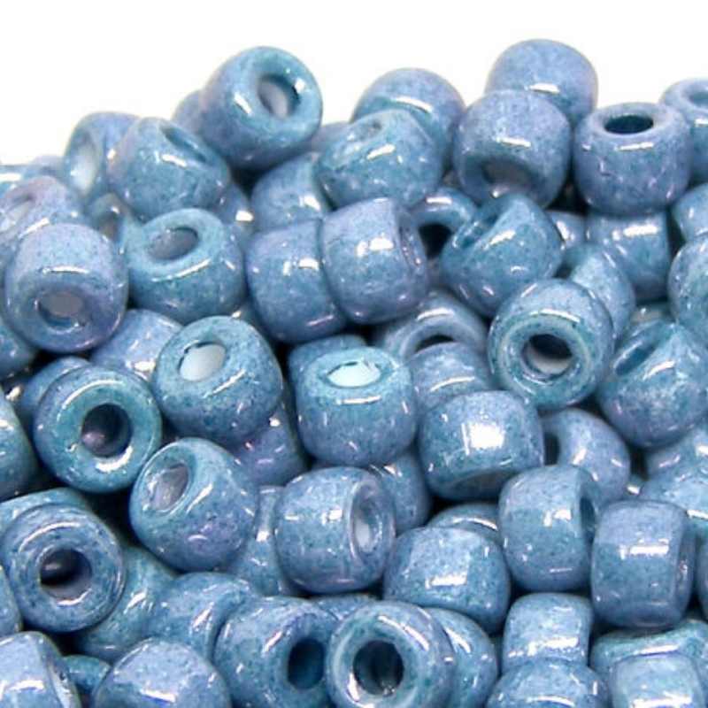 6/0 Matubo Beads - Luster Metallic Blue - 5 gr. - - Crystaldreams Abalorios