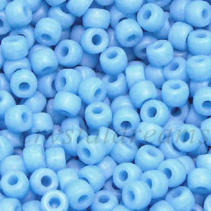 6/0 Matubo Beads - Matte Turquoise Blue - 5 gr. - - Crystaldreams Abalorios