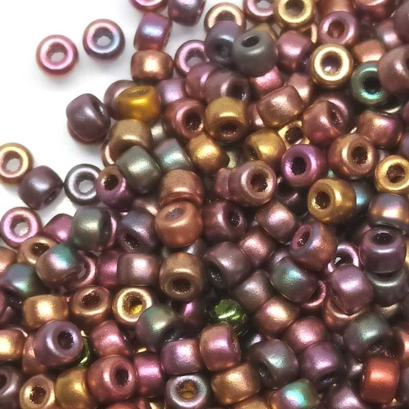 6/0 Matubo Beads - Metallic Iris - 5 gr. - - Crystaldreams Abalorios