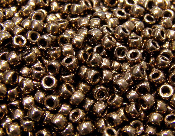 7/0 Matubo Beads - Copper Jet Luster - 5 gr. - - Crystaldreams Abalorios