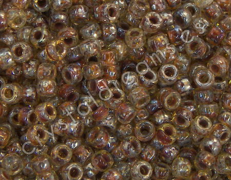 7/0 Matubo Beads - Crystal Picasso - 5gr. - - Crystaldreams Abalorios