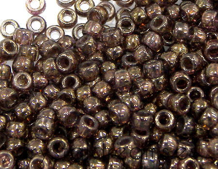 7/0 Matubo Beads - Crystal Senegal Brown Violet - 5gr. - - Crystaldreams Abalorios