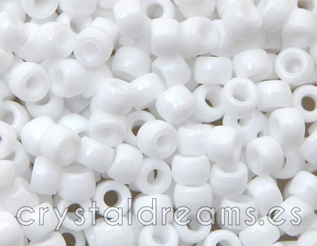 7/0 Matubo Beads - Opaque Chalk White - 5 gr. - - Crystaldreams Abalorios