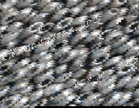 7/0 Matubo Beads - Opaque Grey Ceramic Look - 5gr. - - Crystaldreams Abalorios