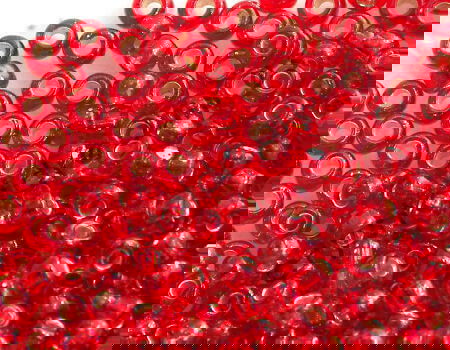 8/0 MIYUKI - rocalla - Flame Red Silver Lined - 1gr. - - Crystaldreams Abalorios