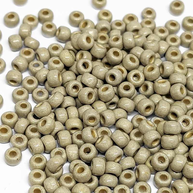 8/0 MIYUKI - rocalla - Galvanized Matte Silver- 1gr. - 4201F - - Crystaldreams Abalorios