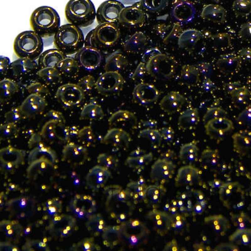 8/0 MIYUKI - rocalla - Metallic Brown Iris - 1gr. - - Crystaldreams Abalorios