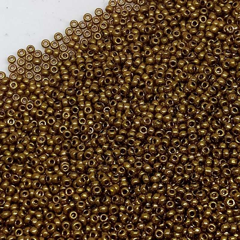 8/0 MIYUKI - rocalla - Metallic Dark Bronze - 1gr. - - Crystaldreams Abalorios