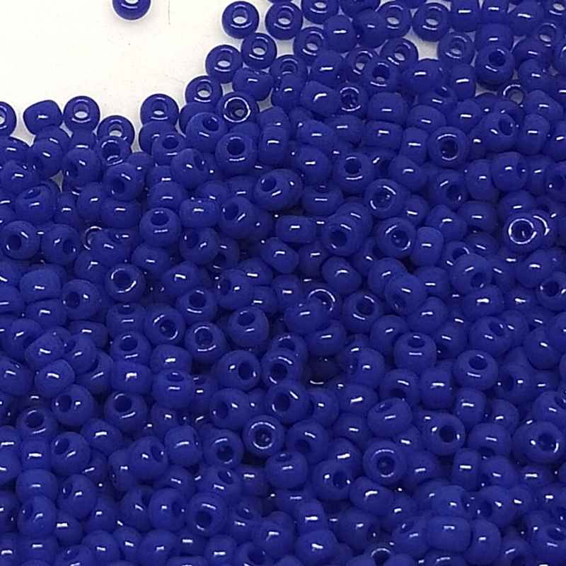 8/0 MIYUKI - rocalla - Opaque Cobalt - 1gr. - - Crystaldreams Abalorios