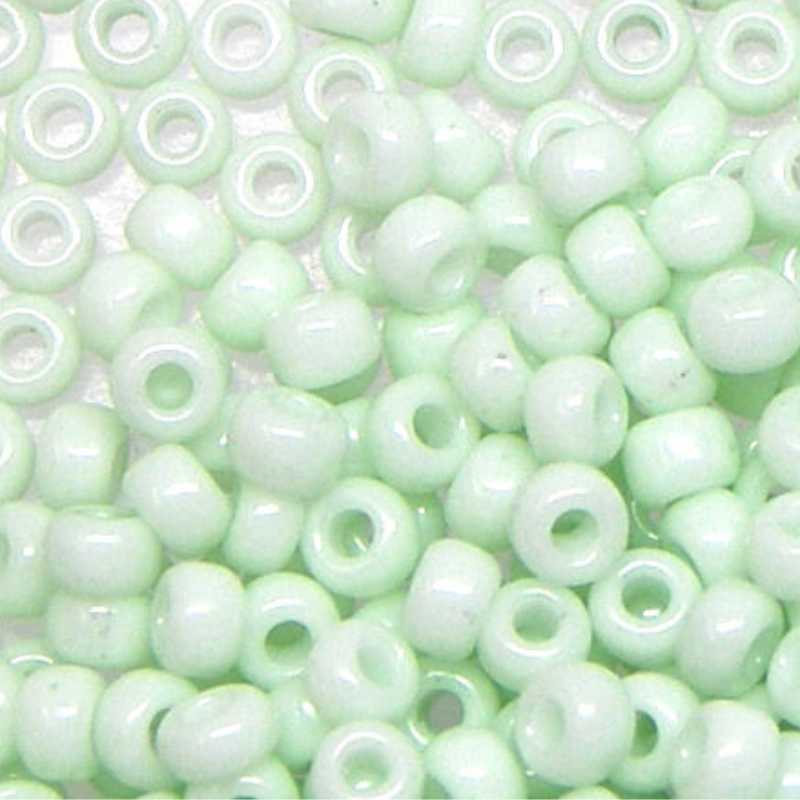 8/0 MIYUKI - rocalla - Opaque Light Mint - 1gr. - - Crystaldreams Abalorios