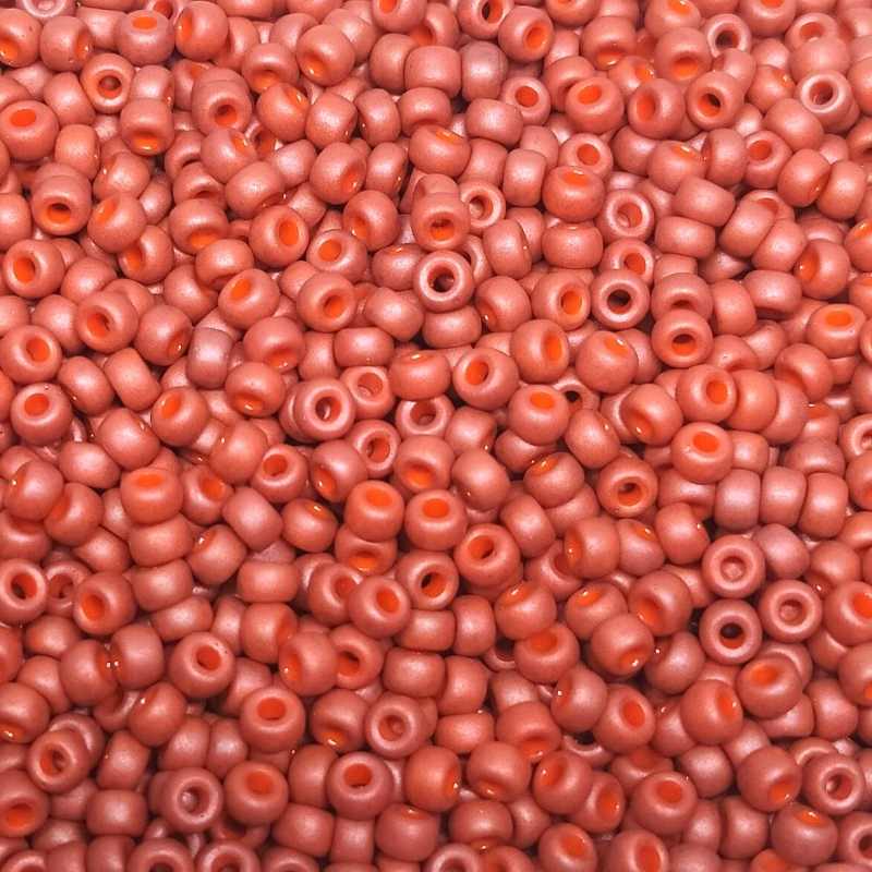 8/0 MIYUKI - rocalla - Opaque Matte Dark Terracotta - 1gr. - - Crystaldreams Abalorios