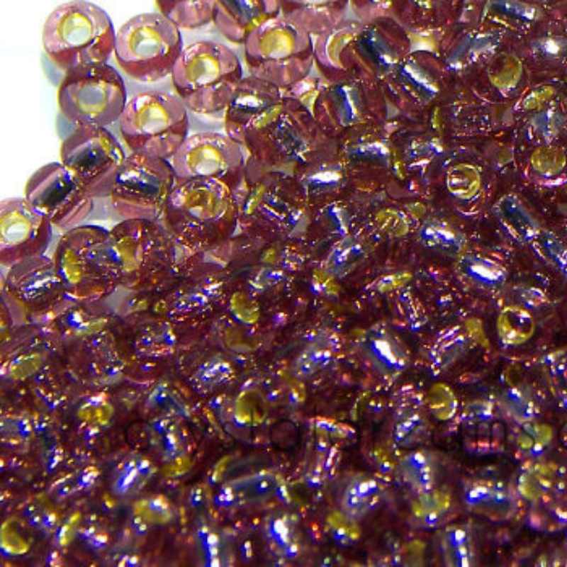 8/0 MIYUKI - rocalla - Smoky Amethyst Silver Lined - 1gr. -  - Crystaldreams Abalorios