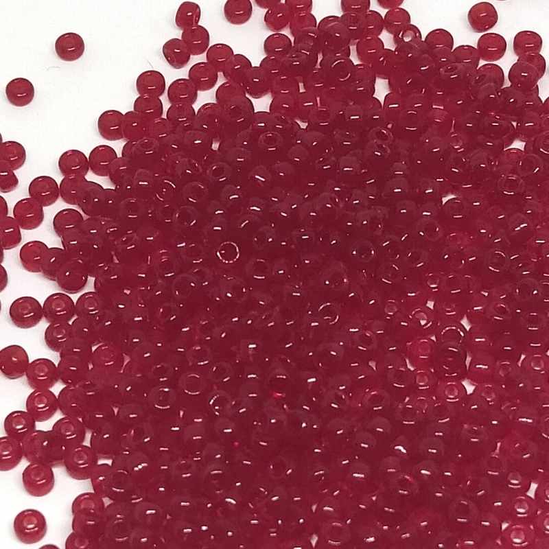 8/0 MIYUKI - rocalla - Trasp. Ruby - 1gr. - 141 - - Crystaldreams Abalorios