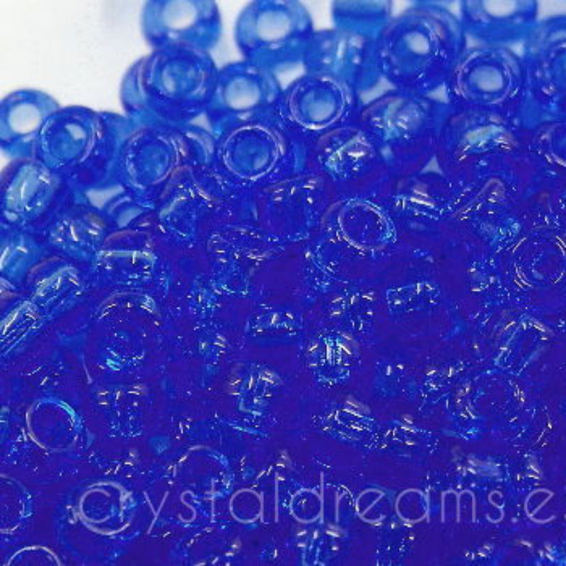 8/0 MIYUKI - rocalla - Trasp Sapphire - 1gr. - - Crystaldreams Abalorios