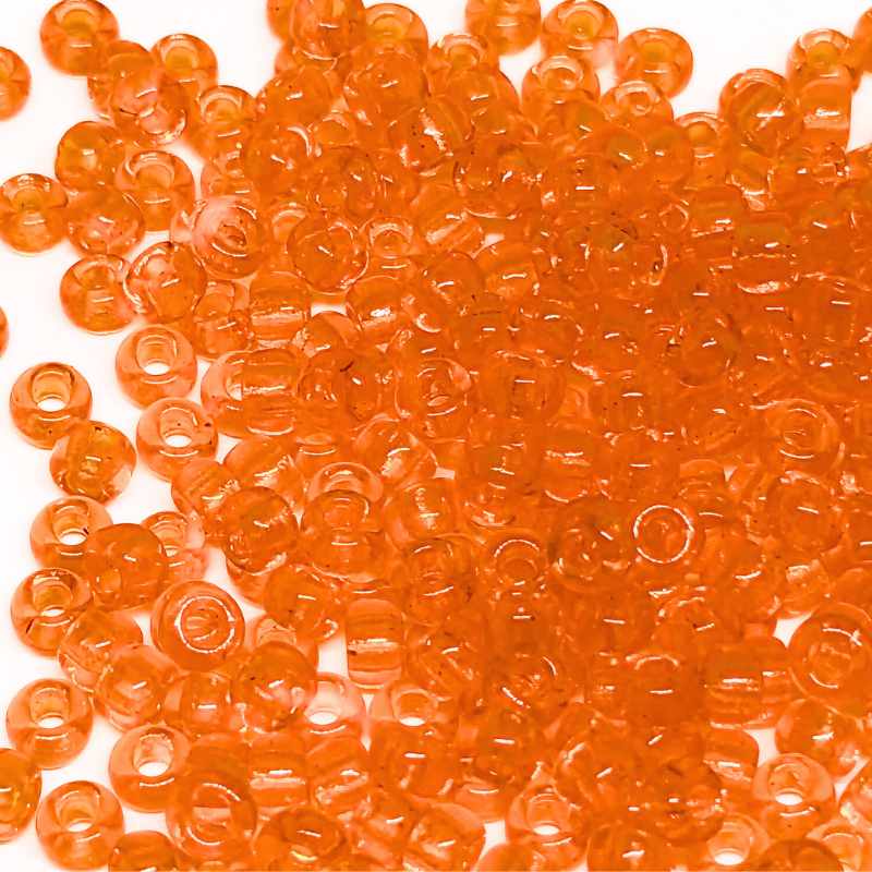 8/0 MIYUKI - rocalla - Trasparent Orange - 1gr. - - Crystaldreams Abalorios